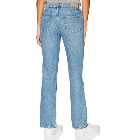 Calvin Klein Womens Straight Leg, Seinne Blue - Picture 2 of 8